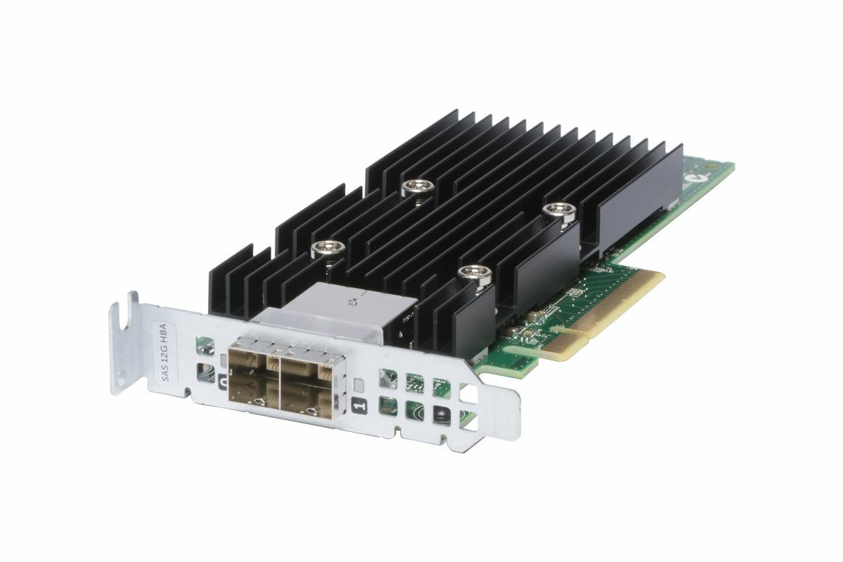 Dell 0T93GD 12G SAS HBA Dual Port Host Bus Adapter D/PN: T93GD