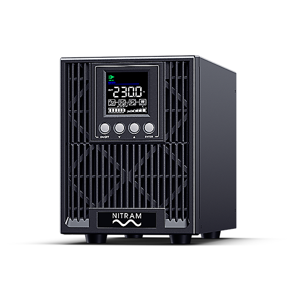 NITRAM 1000Va/900W On Line Tour (02 Sorties Françaises et 01 IEC C13 - Ondulées )