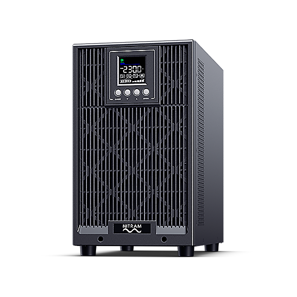 NITRAM 3000Va/2700W On Line Tour (04 Sorties Françaises et 02 IEC C13 + 01 Bornier - Ondulées )