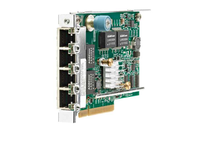 Carte réseau Ethernet Gigabit quatre (4) ports HPE 331FLR