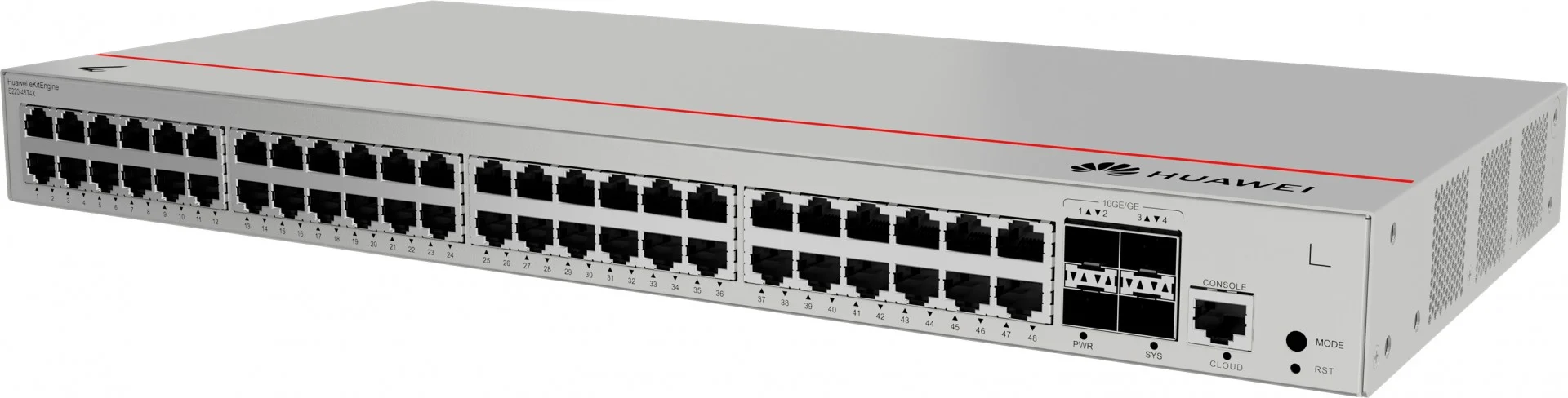 Huawei S220-48T4X – 48 ports Gigabit + 4 SFP+ – Rackable