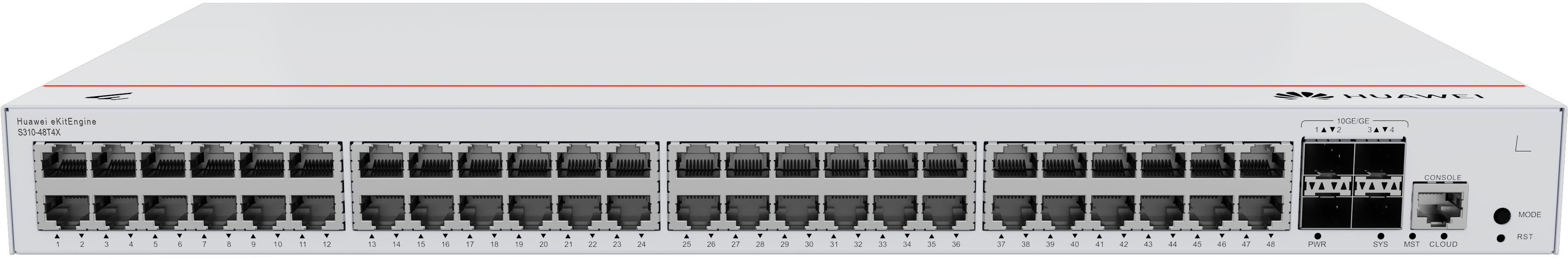 Switch Huawei S310-48T4X – 48 ports Gigabit + 4 SFP+ – Rackable