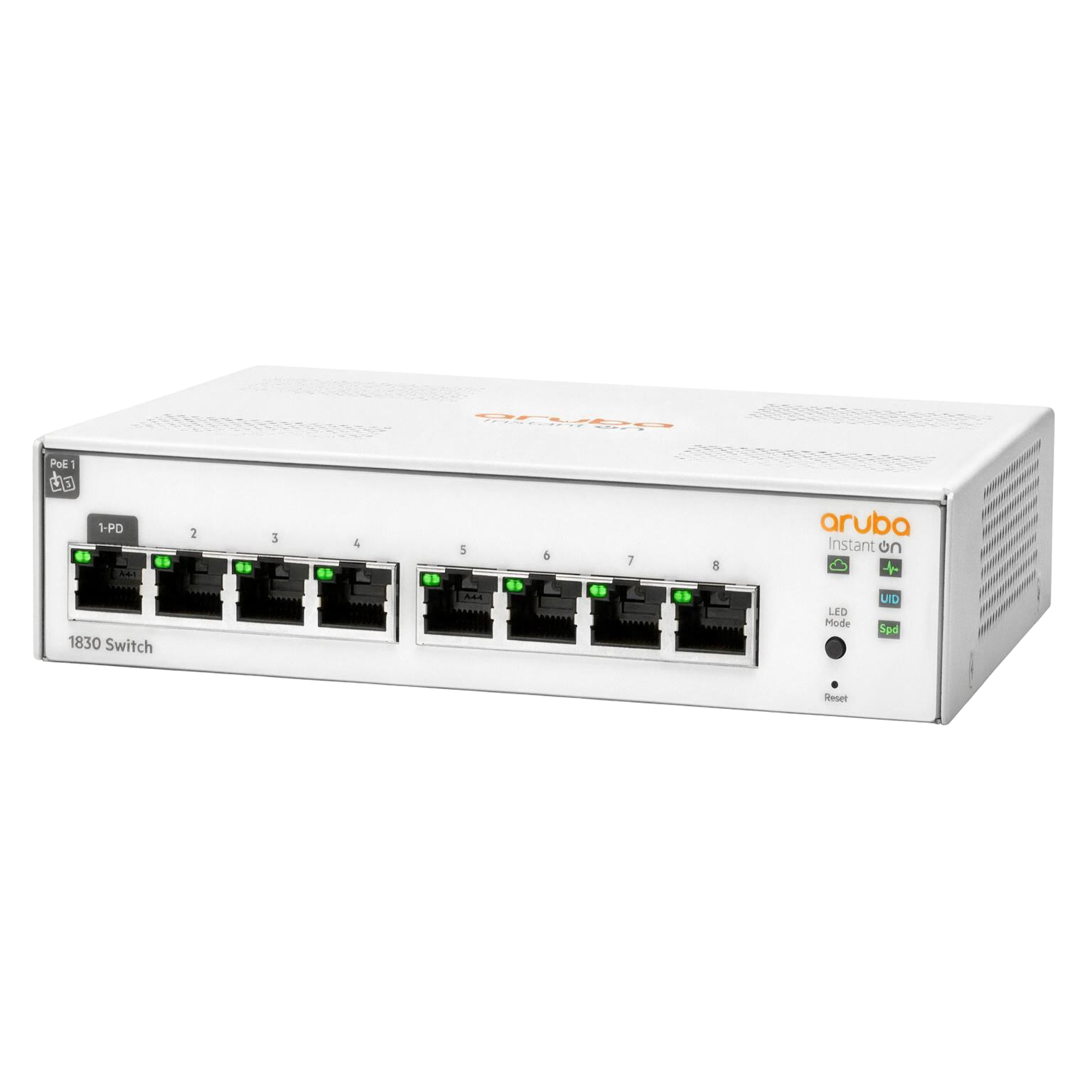 Switch Aruba Instant On 1830 8 ports 4p Classe 4 PoE 65 W JL811A