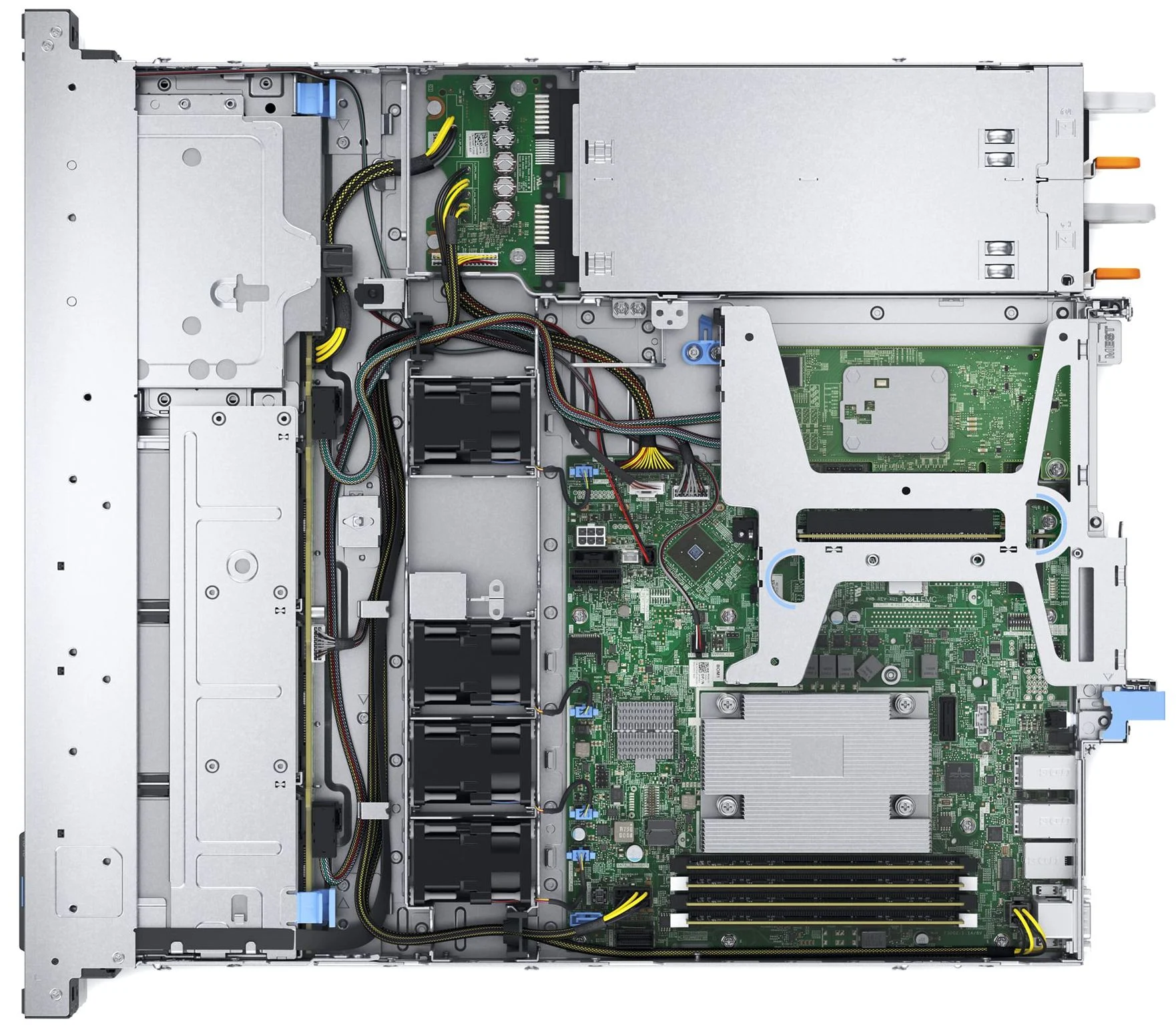 DELL EMC PowerEdge R350 Intel Xeon E-2314 ((2.8GHz/4-core/290W)