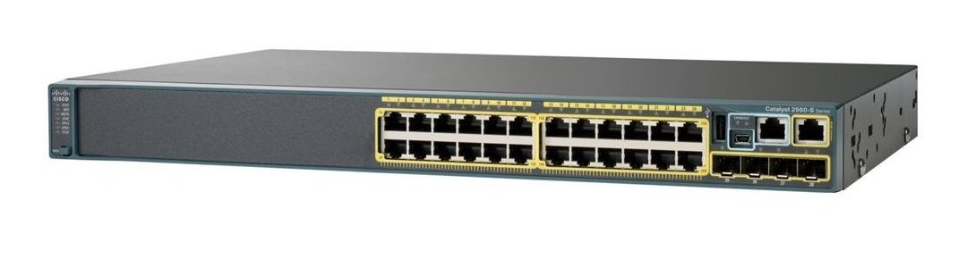 SWITCH CISCO Catalyst C2960X 24-port GE ,4 x 1G SFP WS-C2960X24TS-L OCCASION