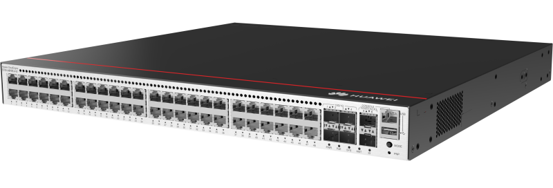 HUAWEI CloudEngine S5735-S48P4XE-V2 (48x10/100/1000BASE-T ports, 4x10GE SFP+ ports, 2x12GE stack ports, PoE+, 2x1000W AC&240V DC Power Module