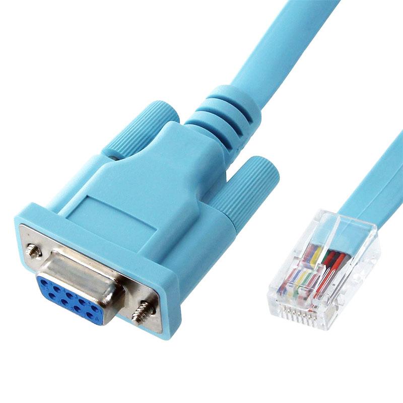 CABLE CONSOLE  6FT WITH RJ45 AND DB9F 1‐PORT SERIAL WAN CAB‐CONSOLE‐RJ45